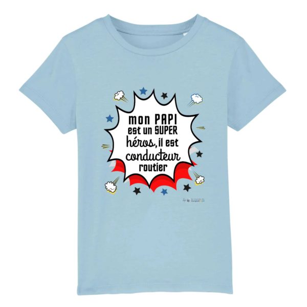 T-shirt - Mon papi est un super heros