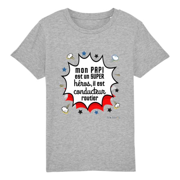 T-shirt - Mon papi est un super heros