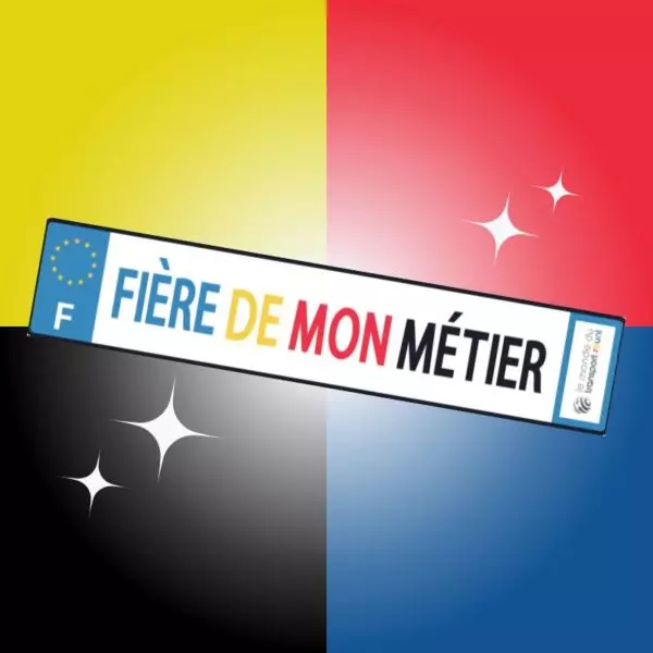 Plaque "Fière de mon métier"