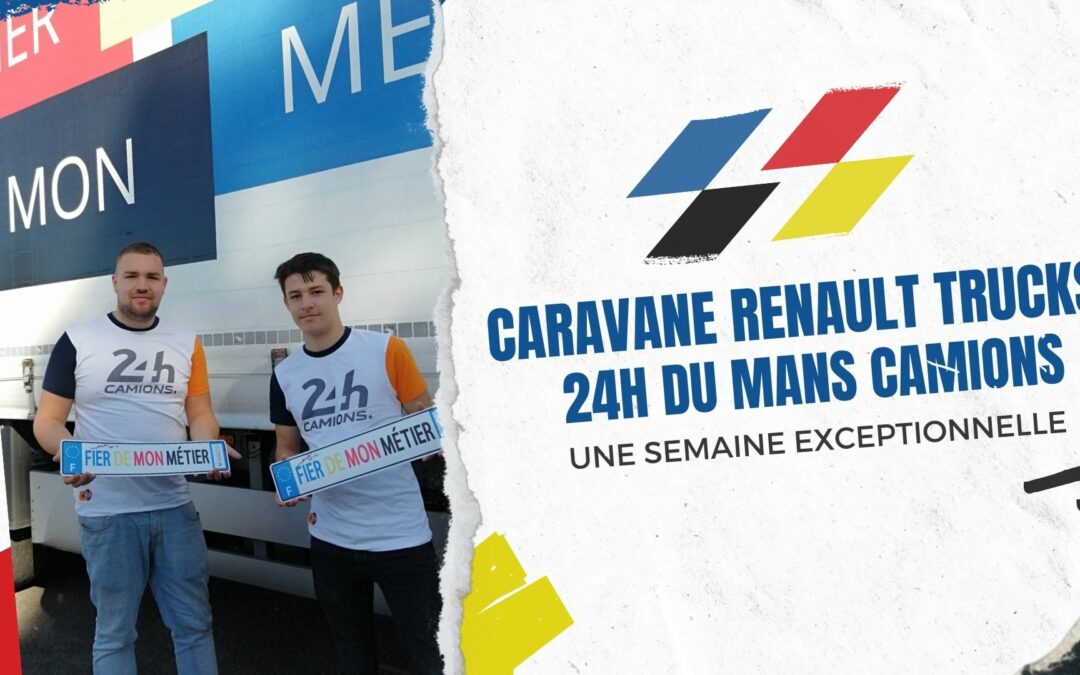 Le Monde du Transport Réuni, distributeur officiel de la Plaque “Fier de mon métier” au 24h du Mans Camions