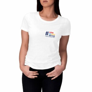 T-shirt #Fiere clair